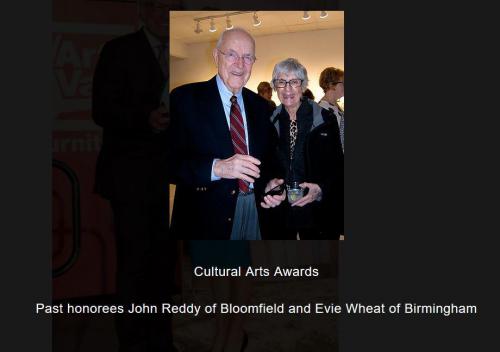 Past honorees John Reddy and Evie Wheat